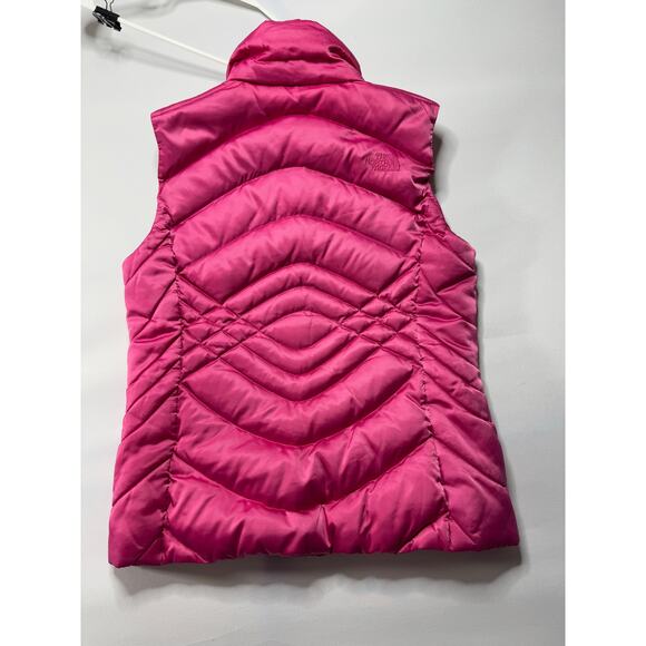 The North Face Women's Pink Puffer Vest - Size S - Picture 3 of 6